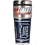 MLB Detroit Tigers Metallic Travel Tumbler,  16-Ounce