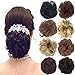 Messy Bun Curly Hair Bun Scrunchies Wavy Chignon Ponytail Hair Extensions Thick Updo Hairpieces for Women Girls