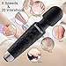 Wireless Personal Wand Massager Powerful Waterproof Handheld Magic Viberate Massager with 20 Vibration Modes for Neck Shoulder Back Body Massage Sports Recovery Muscle Aches