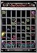 Extra Large Monthly Black Fluorescent Magnetic Dry Erase Calendar 12