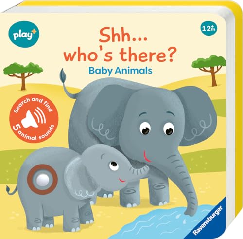 Ravensburger Play+ Shh...Who's There? - Baby Animals | First Sound Book | Engag…