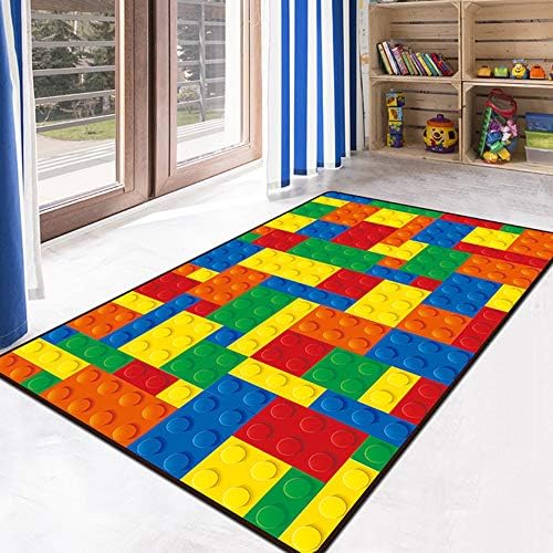 TWGDH Children's Floor Play Game Mat Area Rug Machine Washable Kids Room Bedside Baby Crawling Mat Rectangle Carpet,#2,140×200Cm