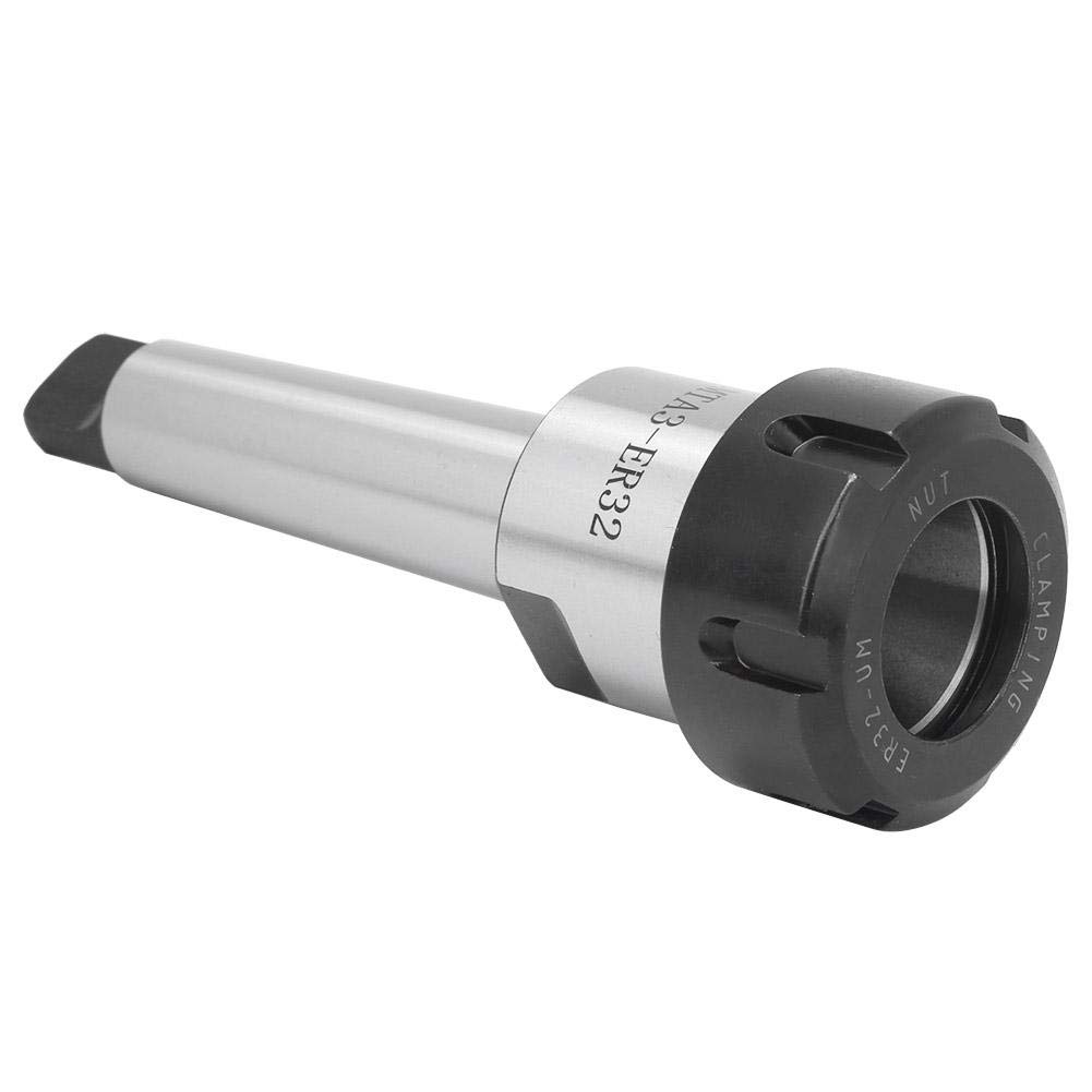 Morse Taper Collet Chuck Holder, MTA3 Morse Taper Collet Chuck Holder Carbon Steel CNC Milling Lathe Parts M12(MTA3-ER32) - Image 3