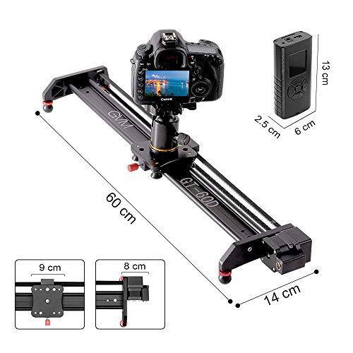 GVM Great Video Maker Motorized Camera Slider Video Rail Track Dolly