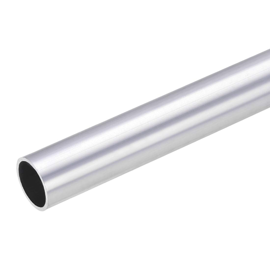 sourcing map 6063 Aluminum Round Tube, 22mm OD 19mm Inner Dia 300mm Length Seamless Straight Tubing