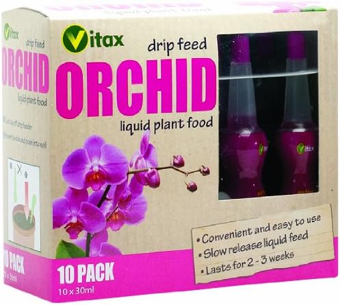 Vitax 30ml Orchid Drip Feed Mini Bottles Pack Of 10 Amazon Co