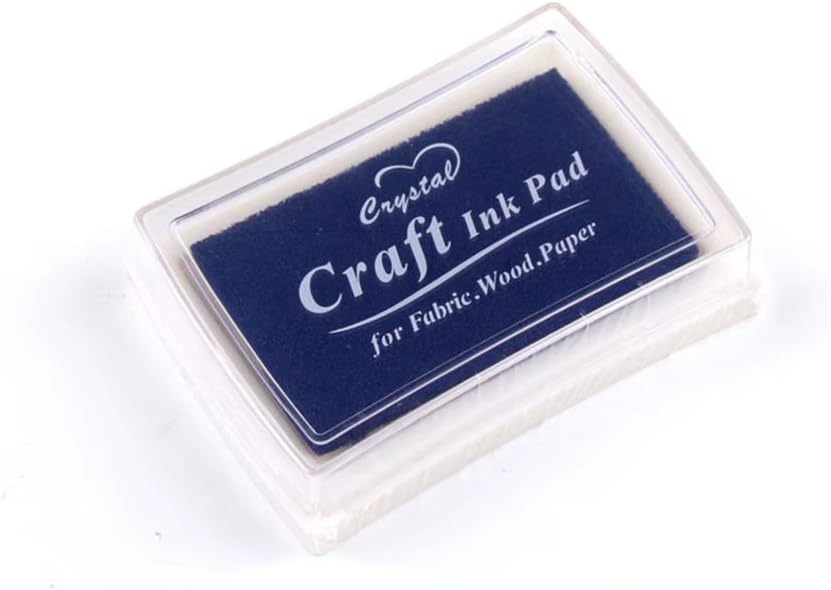 Ink Pad Inkpad Rubber Stamp Finger Print Craft Non-Toxic Baby Safe
