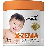 Dr Chase Pediatrics X-Zema Balm, Intensive Care Eczema Relief Balm, Moisturizing Body Cream, Ceramides, Unscented, Paraben Fr