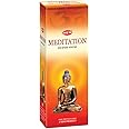 HEM Meditation Incense Sticks - Pack of 6 - 120 count - 301g