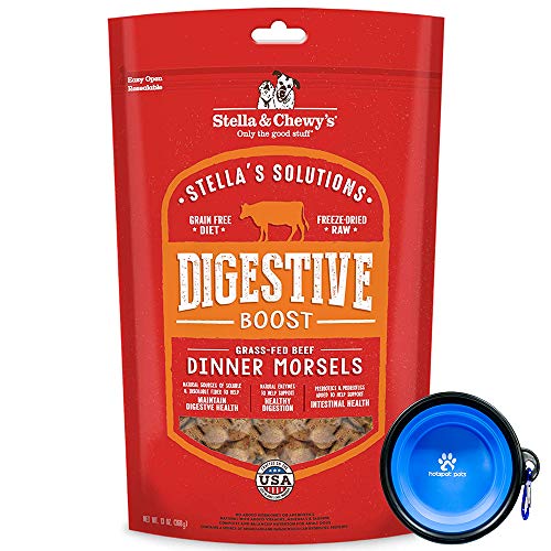 Stella & Chewy's Stella Solutions Freeze Dried Dog Food,Snacks 13 oz Bag with Hotspot Pet Food