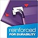 Pendaflex Reinforced Hanging File Folders, Letter Size, 1/5 Cut, Assorted Jewel-Tone Colors, 25/BX (4152 1/5 ASST2)