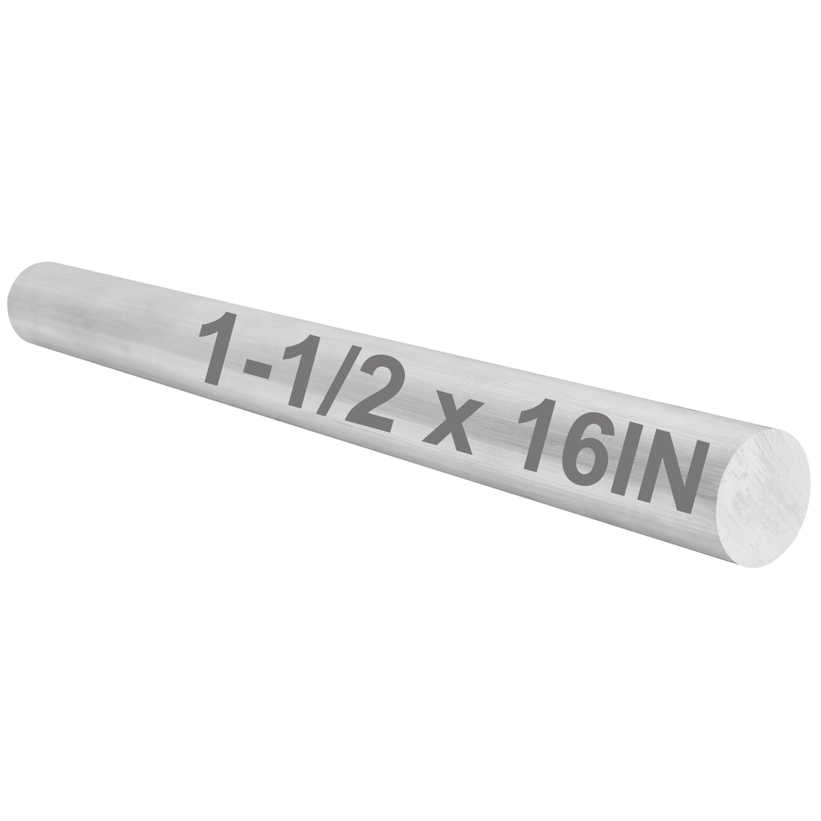 Photo 1 of 1-1/2" 6061 T651 Solid Aluminum Round Rod 16" Long 1.50Inch(38MM) Diameter Solid T651 Extruded Lathe Bar Stock, Round Aluminum Bars for Industrial, DIY Craft (+/-0.05")