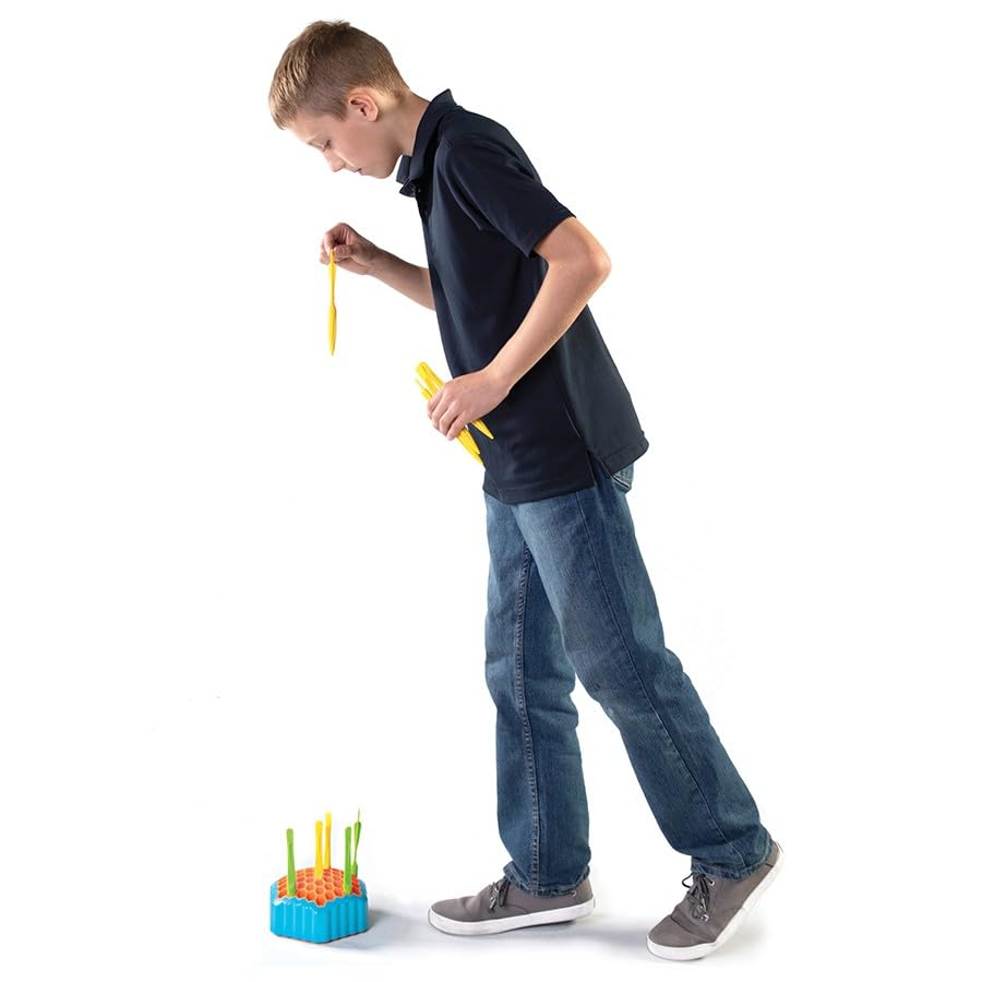 Fat Brain Toys Drop Shot - Ready, Aim, Drop! 2-Player Skill Game for Ages 6+
