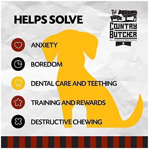 The Country Butcher Knuckle Dog Bones Variety Pack, Made in USA