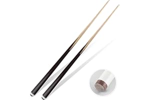 FTPGBL 36inch Pool Cues for Kids Shorty Cues Billiard House Cue Sticks for Child Hardwood Billiard Cue Sticks Glue-on Tips,Set of 2
