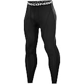 Towintec Men’s Compression Pants, Leggings Running Tights Workout Base Layer for Basketball Sports Athletic Gym Soccer