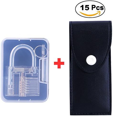 Professional Practice Tools with Transparent Lock15 PCS