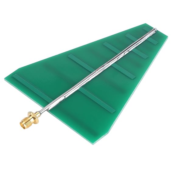 1 PC RF-Antenne UWB Ultra Breitband 1,35 GHz-9,5 GHz Log-Periodic Directional RF Antenne mit N-Buchse