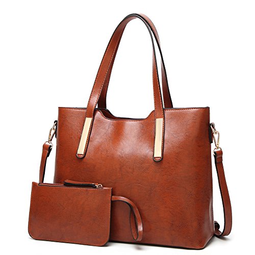 Buy Aburnudrey Womens Handbags Ladies Designer PU Leather Handbags Shoulder Bag Tote Online at