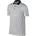 NIKE Men's Dry Victory Stripe Polo, Black/White, X-Large