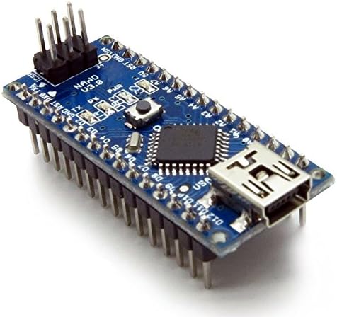 Arduino Nano v3 compatible Microcontroller Card by RoboGets for Robotics and DIY Projects (USB Cable Included)