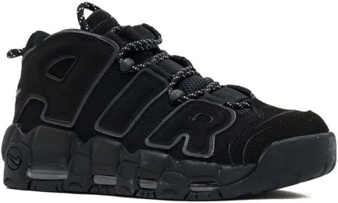 air uptempo black reflective