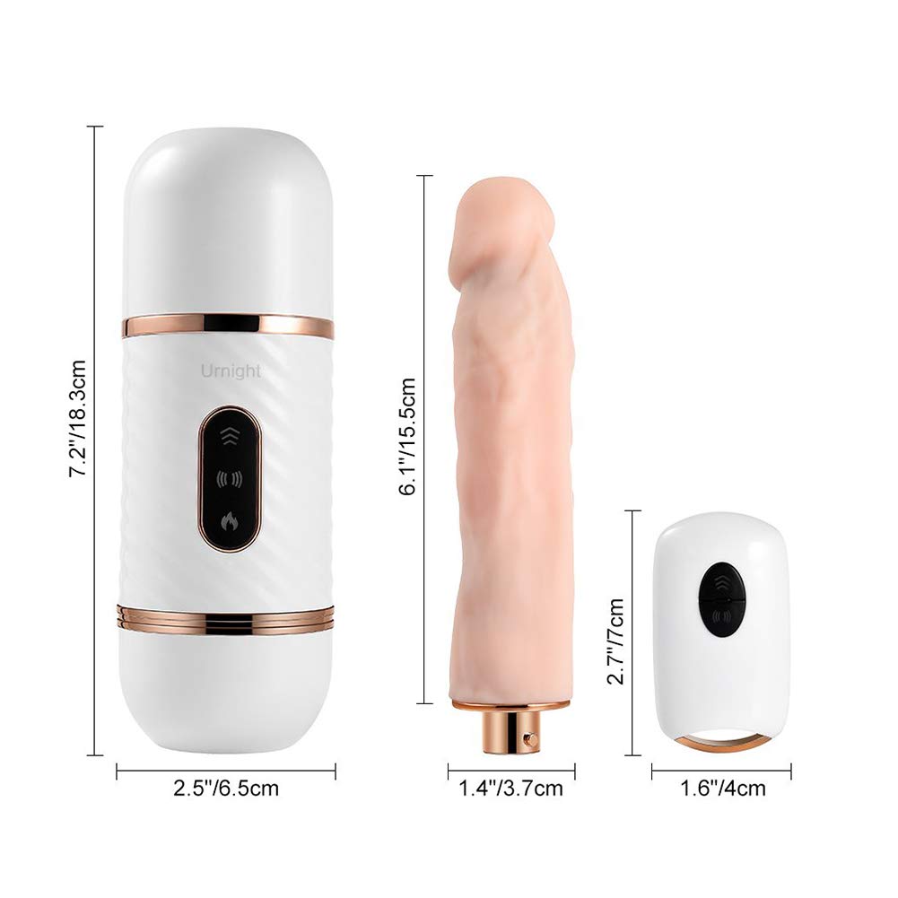 Urnight Vibrating Massager 7 modalità di Spinta e 7 Livelli di Vibrazione con Telecomando Wireless