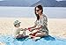 COSOON Beach Mat Sand Proof Rug Picnic Blanket - Sand Dirt & Dust disapper! - Fast Dry, Easy to Clean Perfect for the Beach, Picnic, Camping, Outdoor Events