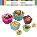 21 Day Portion Control Containers (7 Piece) Colored Set Meal Prep Kit for Diet Weight Loss + FREE 21 Days Planner +2 E-Books +U/Guide +Measuring Tape +Mobile Stand by All-Green Products