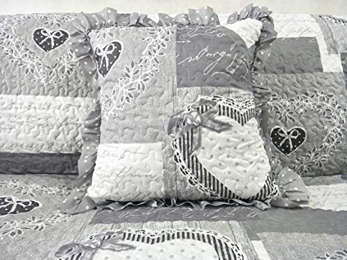 2 Brilliant+Sunshine+Patchwork+Cushion+Embroidery