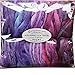 Hand Dyed Superfine Merino Tencel Roving for Spinning and Felting. 5oz, Purple Haze