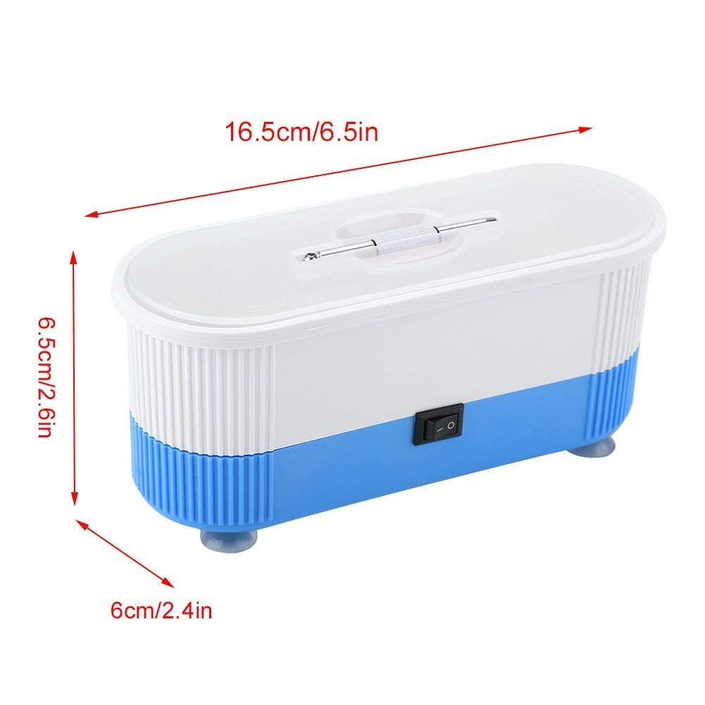 Eyeglass Cleaner, Portable Household Professional High-frequency Vibration Small Size Machine for Jewelry, Eyeglasses, Rings, Coins, Denture, Utensils, Chain: Beauty