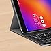 INFILAND Case with Keyboard Compatible with Asus ZenPad Z10 Model# MSQP001/ ZT500KL 4G LTE 9.7-inch Tablet, Black