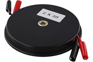 Extension Wire Reel for Automotive Testing, Multimeter Probe Extension with Clip, 3/6/9 Meter Retractable Spool, for Durable 