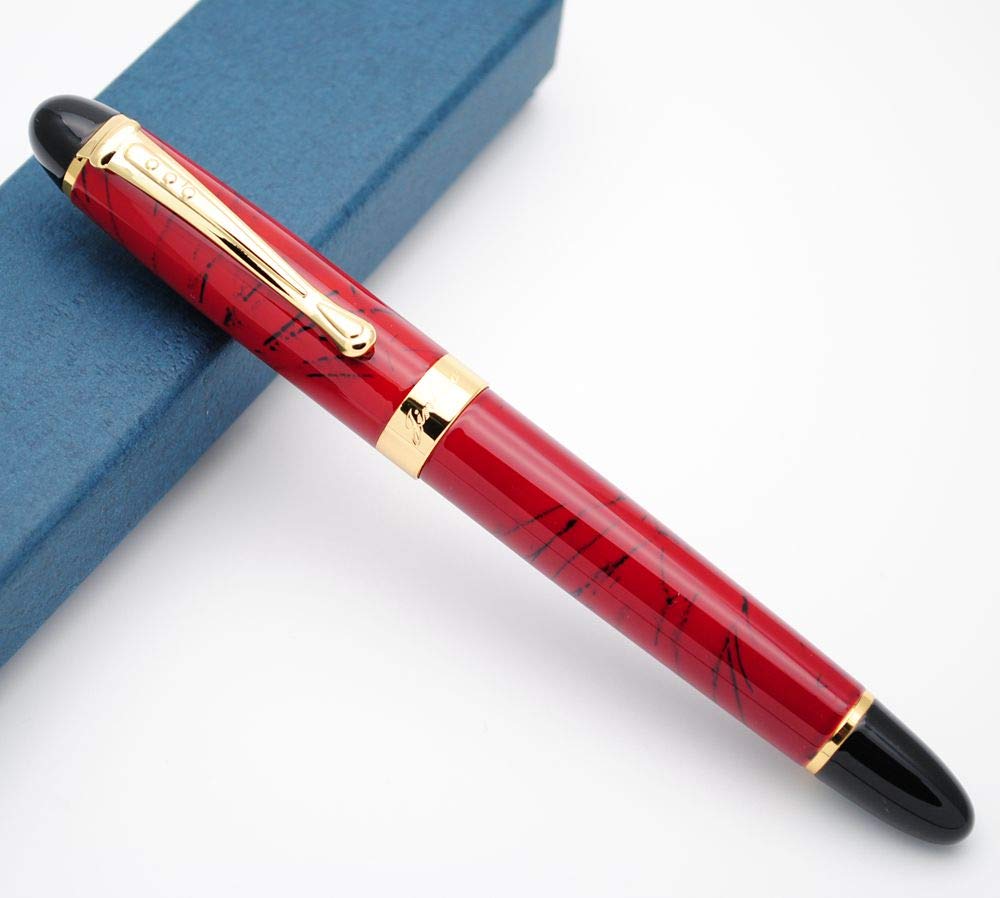 JINHAO X450 Fountain Pen M Nib M Feder light red