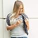 Scarves for Women,Girls,Ladies Infinity Scarf with Zipper Pocket Soft Stretchy Lightweight Wrap (Black+Gray)