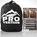 Pro Venture Hammock Straps and 2 Carabiners, 30+2 Loops, 1200lbs Breaking Strength (500lbs Rated) | 100% Non-Stretch, Lightweight, Portable Camping - Quick, Easy Setup | Heavy Duty + Tree Friendly