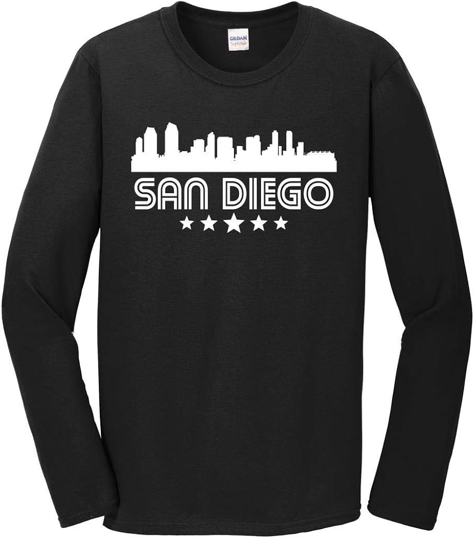Amazon.com: Men’s San Diego Shirt - San Diego California Skyline Retro