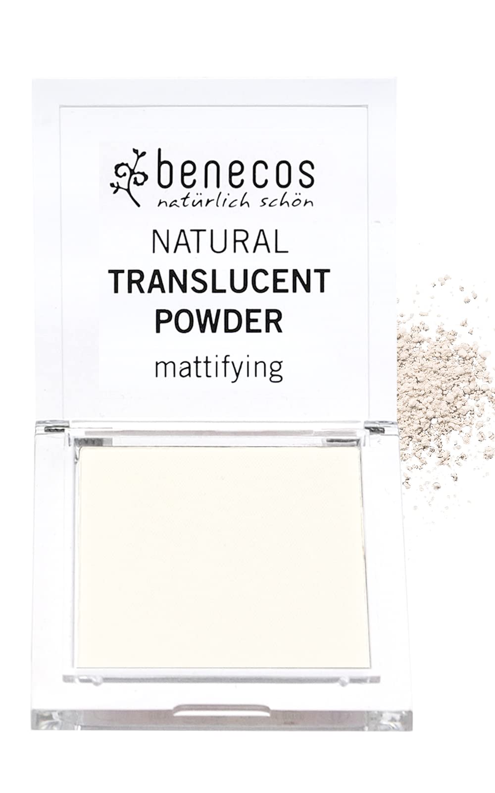 Benecos Natural Cosmetics - Translucent Powder - Fixed - Matte Transparent - Talkfree - Vegan