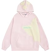 Aelfric Eden Star Graphic Hoodies Purple Print Hoodie Unisex Oversized Hooded Sweatshirt Long Sleeve Pocket Pullover