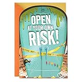 Hallmark Funny Halloween Card with Sound for Kids (Monster in Fridge)