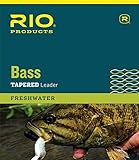 RIO Medium Stiff Nylon Bass Fly Fishing Tapered Abrasion Resistant Leaders