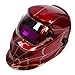 Holulo Red Spider Design Solar Power Auto Darkening Welding Helmet ARC TIG MIG Welder Mask Mask View size 93mm X 43mm (3.66
