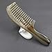 Natural Ox Horn Comb Width Tooth Horn Comb Anit-Static Horn Comb for Hair curler