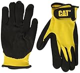 Cat Gloves Rainwear Boss Mfg CAT017416M Medium Yellow Foam Cell Nitrile Coated