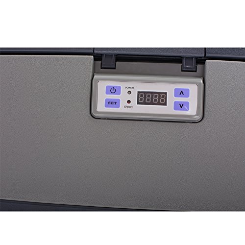 Smad 12v Refrigerator Portable Freezer for Camping Car Vehicle Truck 54 Quart, Compressor Fridge Freezer 4℉