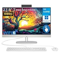 HP 24 Touchscreen All-in-One Desktop Computer for Home and School, Intel Processor (Beat i3-1110G4), 23.8