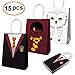 Magical Wizard School Favors Bags for Children Birthday Party Supplies,Dress Up Novelty Decorations Set of 15
