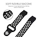 Hanlesi for Fitbit Alta HR Band, Fitbit Alta Band Breathable Soft Silicone Adjustable Fashion Sport Strap Band for Fitbit Alta 2 Replacement Fitness Accessory Wristband with Hole