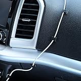 Chuangdi 50pk Black Self-Adhesive Cable Clips Wire Management for Car Home view 7